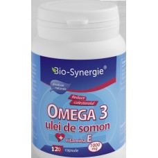 Omega 3 ulei de somon 120 cps Bio-Synergie